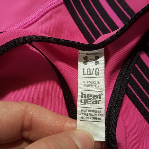 Pink & Black Sports Bra - Picture 2 of 3